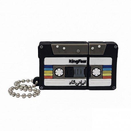 فلش مموری کینگ فست طرح نوار کاست قدیمی مدل Tape OB-10 ظرفیت 32 گیگابایت با رابط USB 3.0