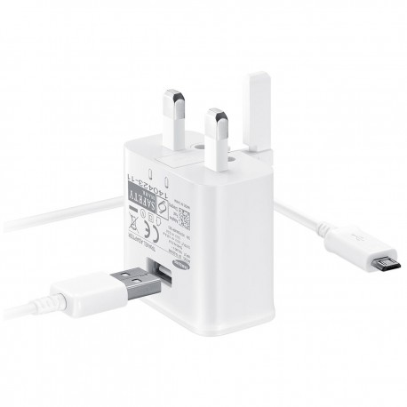 شارژر دیواری مدل EP-TA20UWE همراه با کابل microUSB