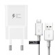 شارژر دیواری مدل EP-TA20EWE به همراه کابل تبدیل microUSB