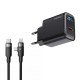 شارژر دیواری 20 وات نوکسو مدل CHN-5 به همراه کابل USB-C / لایتنینگ
