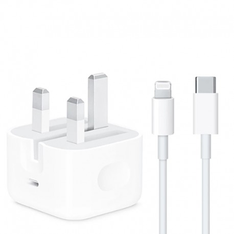 شارژر دیواری 25 وات مدل iphone 14promax به همراه کابل لایتنینگ