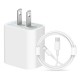 شارژر دیواری 20 وات مدل IPHONE 14 PRO MAXX به همراه کابل لایتنینگ