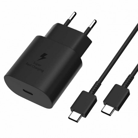 شارژر دیواری 25 وات سوموس تل مدل SAM A07 FAST Q03 به همراه کابل تبدیل USB-C