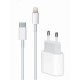 شارژر دیواری 20 وات دبلیو یو دبلیو مدل IPHONE 14 به همراه کابل تبدیل لایتنینگ