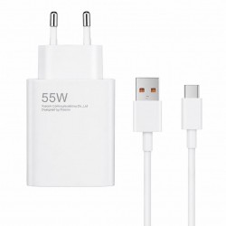 شارژر دیواری 55 وات مدل FAST CHARGER به همراه کابل تبدیل USB-C