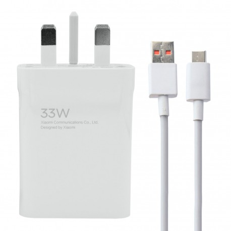 شارژر دیواری شیائومی مدل Redmi Note 10 Pro به همراه کابل تبدیل USB-C