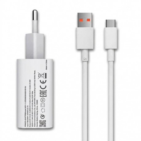 شارژر دیواری 33 وات مدل MDY-11-EZ به همراه کابل تبدیل USB-C