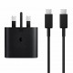 شارژر دیواری 25 وات مدل EP-TA800NWEGGB MV-25W به همراه کابل USB-C