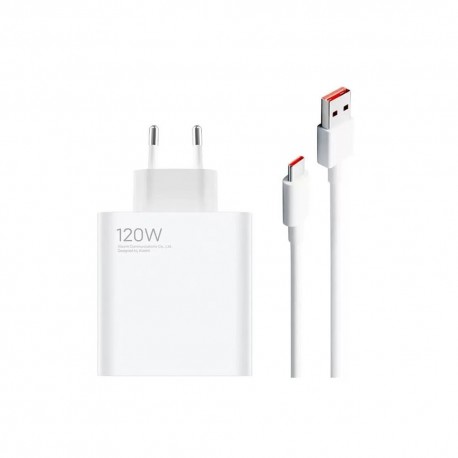 شارژر دیواری 120 وات مدل redmi note 12pro plus به همراه کابل تبدیل USB-C