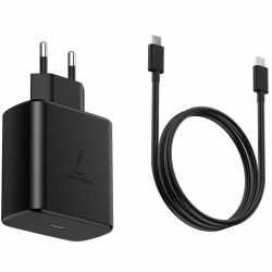 شارژر دیواری 45 وات اس ال وای مدل GALAXY S24 ULTRA SUPER FAST 2 به همراه کابل تبدیل USB-C
