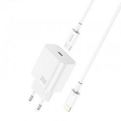 شارژر دیواری 20 وات سندم مدل IPHONE X به همراه کابل لایتنینگ