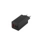 شارژر دیواری 65 وات هترون مدل HWC 3651 PQ GaN