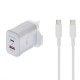شارژر دیواری 67 وات دو پورت سولوفر مدل TC-71UK به همراه کابل USB-C