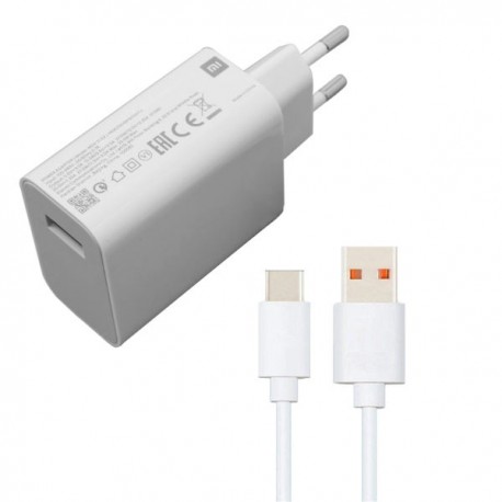شارژر دیواری مدل 33w super fast به همراه کابل تبدیل USB-C