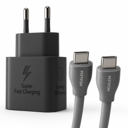 شارژر دیواری 25 وات معلم نوین مدل Galaxy A26 به همراه کابل USB-C