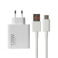 شارژر دیواری ۱۲۰ وات مدل MDY-14-EE همراه کابل تبدیل USB به USB-C