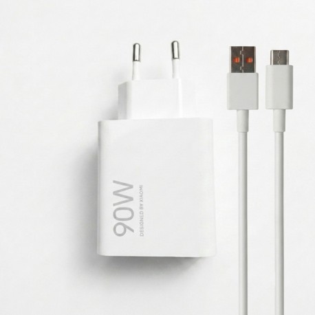 شارژر دیواری 90 وات مدل MDY-15-EK به همراه کابل تبدیل USB به USB-C