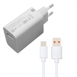 شارژر دیواری مدل Turbo fast charge به همراه کابل USB