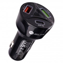 شارژر فندکی 55 وات پی دی مدل FAST CHARGER 55W