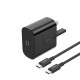 شارژر دیواری 25 وات فوننگ مدل A55 به همراه کابل تبدیل USB-C