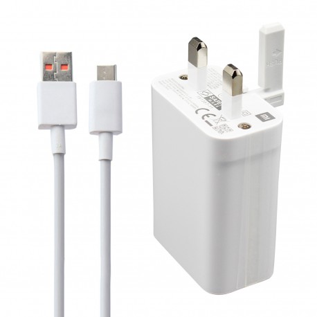 شارژر دیواری شیائومی مدل Redmi Note 10S به همراه کابل تبدیل USB-C