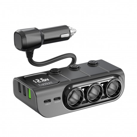شارژر فندکی 120 وات ارلدام مدل FAST IN-CAR CS4