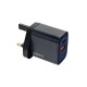 شارژر دیواری 45 وات 2 پورت هیسکا مدل GAN-HKS-145UKS