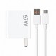 شارژر دیواری 67 وات مدل POCO X6 PRO به همراه کابل تبدیل USB-A به USB-C