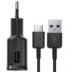 شارژر دیواری 15 وات توربو مدل A51 به همراه کابل تبدیل USB-C
