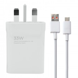شارژر دیواری شیائومی مدل Redmi Note 11 به همراه کابل تبدیل USB-C