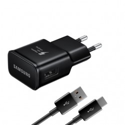 شارژر دیواری مدل TA20EBE به همراه کابل USB-C فست شارژ مناسب برای S9
