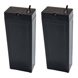باتری سیلد اسید 4 ولت 1100 میلی آمپر ساعت مدل KSRE-1100 بسته 2 عددی