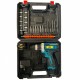 دریل پیچ گوشتی شارژی ۱۰ میلیمتری ۱۲۸ ولت جاب مدل JB-128 Industrial new مجموعه ۳۵ عددی