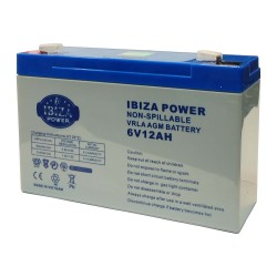 باتری سیلد اسید 6 ولت 12 آمپر ساعت ایبیزا مدل KSRE-6V-12A