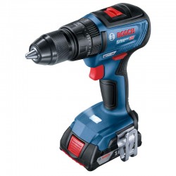 دریل پیچ گوشتی شارژی چکشی 18 ولت بوش مدل GSB 18V-50 Brushless Professional + 3 Battery
