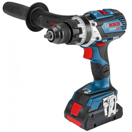 دریل پیچ گوشتی شارژی چکشی 13 میلی متری 18 ولت بوش مدل GSB 18V-110 C Brushless Motor (5AH)