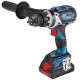 دریل پیچ گوشتی شارژی چکشی 18 ولت بوش مدل (GSB 18V-110 C Brushless (5Ah