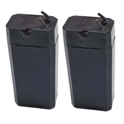 باتری سیلد اسید 4 ولت 700 میلی آمپر ساعت مدل KSRE-700 بسته 2 عددی