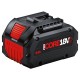 باتری لیتیومی 18 ولت 8 آمپر ساعت بوش مدل Li.ion-Pro 18V 8.0 AH