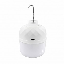 چراغ اضطراری کمپینگ مدل SC02 با بدنه پلاستیکی و باتری شارژی