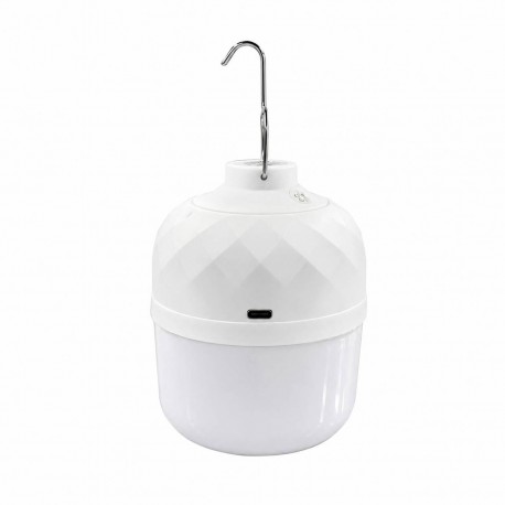 چراغ اضطراری کمپینگ مدل SC02 با بدنه پلاستیکی و باتری شارژی