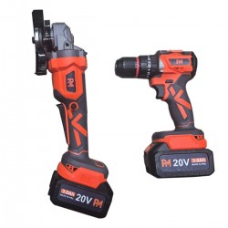 مجموعه فرز و دریل چکشی براشلس پی ام مدل DM-2in1