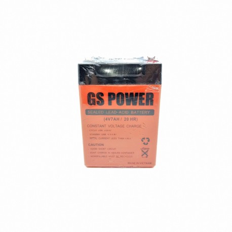 باتری سیلد اسید ۴ ولت ۷ آمپر مدل GS POWER