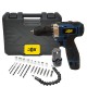 دریل پیچ گوشتی شارژی سه نظام 10 میلیمتری 118 ولت جاب مدل JB-118 Industrial Edition مجموعه 40 عددی
