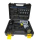 دریل پیچ گوشتی شارژی 10میلی‌متری 12ولت ابی مکس مدل EM-12V مجموعه 24 عددی