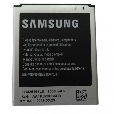 باتری موبایل مدل EB-425161LU ظرفیت 1500 میلی آمپر ساعت مناسب برای گوشی موبایل سامسونگ Galaxy S3 mini