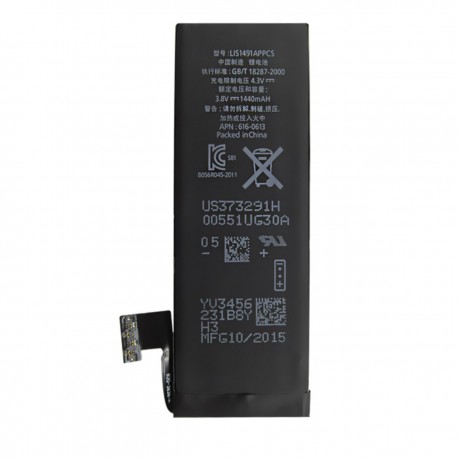 باتری موبایل مدل LIS1491APPCS با ظرفیت 1440mAh مناسب برای گوشی های موبایل آیفون 5