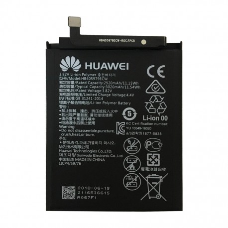 باتری موبایل مدل HB405979ECW ظرفیت 3020 میلی آمپرساعت مناسب برای گوشی موبایل هوآوی Y6 2019