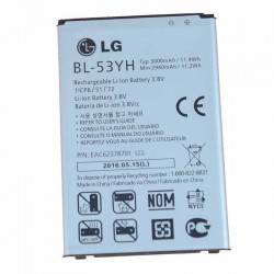 باتری موبایل ال جی مدل BL-54SG ظرفیت 2610 میلی آمپر ساعت مناسب برای گوشی موبایل ال جی G3 Mini