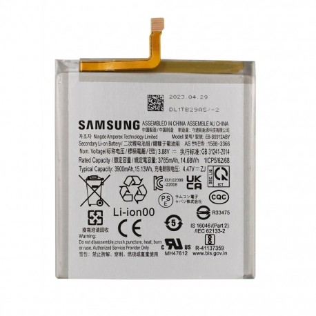 باتری موبایل مدل EB-BS912ABY ظرفیت 3900 میلی آمپر ساعت مناسب برای گوشی موبایل سامسونگ Galaxy S23